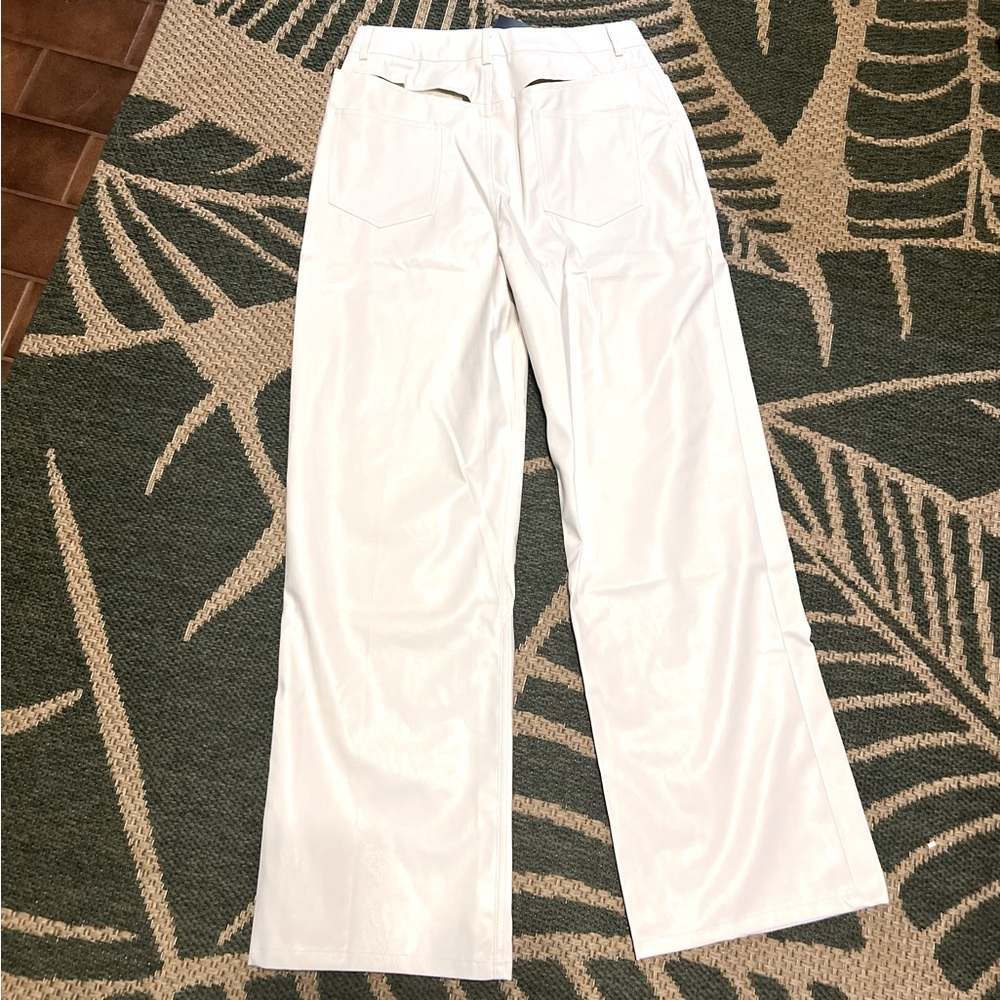 Women’s Dollskill Bailey Rose Vegan Leather Back Cut Out Pants NWT